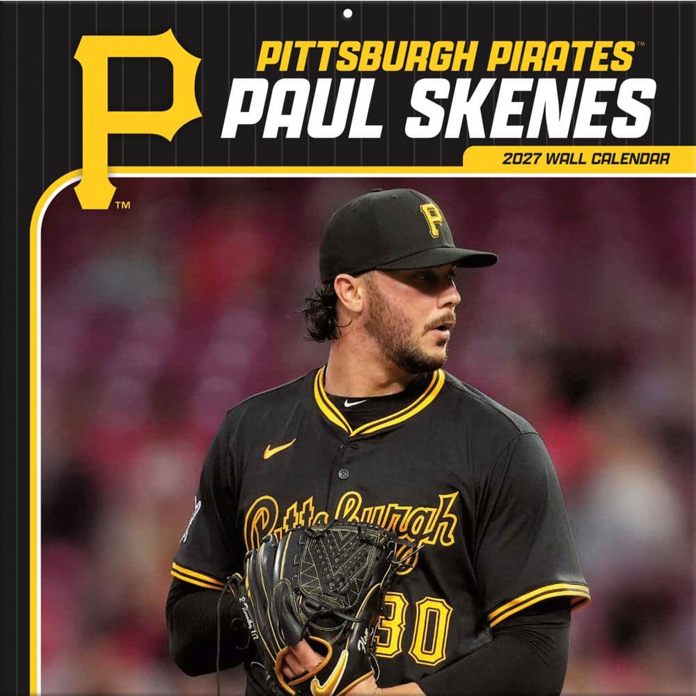 image MLB Pittsburgh Pirates Paul Skenes 2027 Wall Calendar Main Product Alternate image