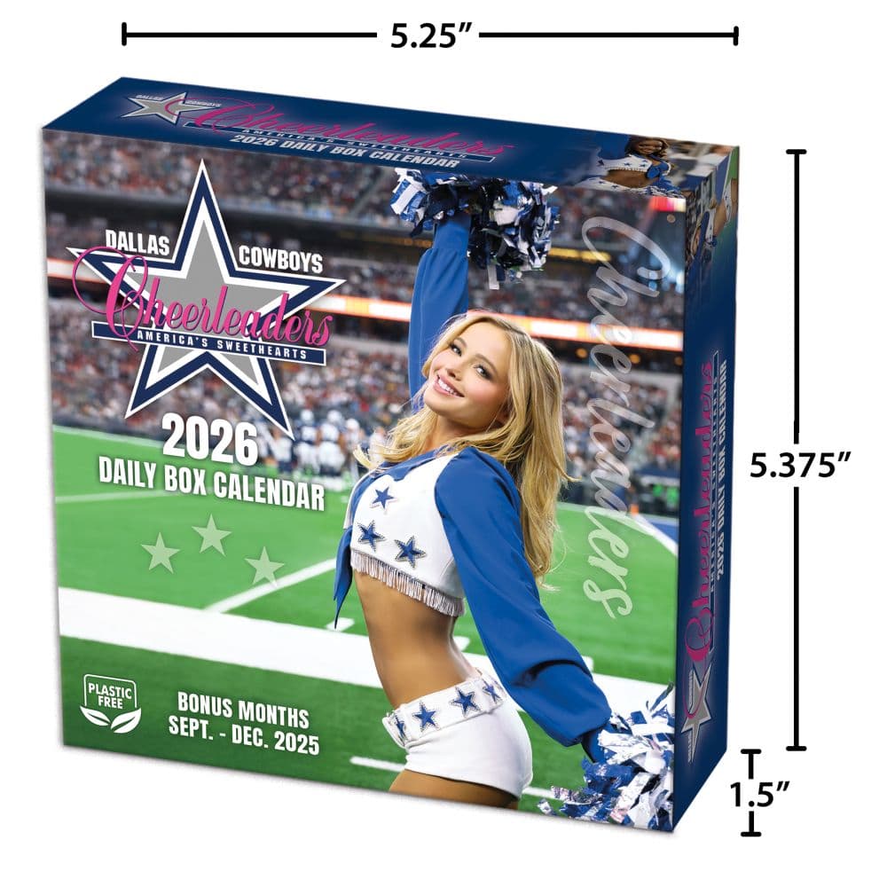 Dallas Cowboys Cheerleaders 2026 Desk Calendar Sixth Alternate Image