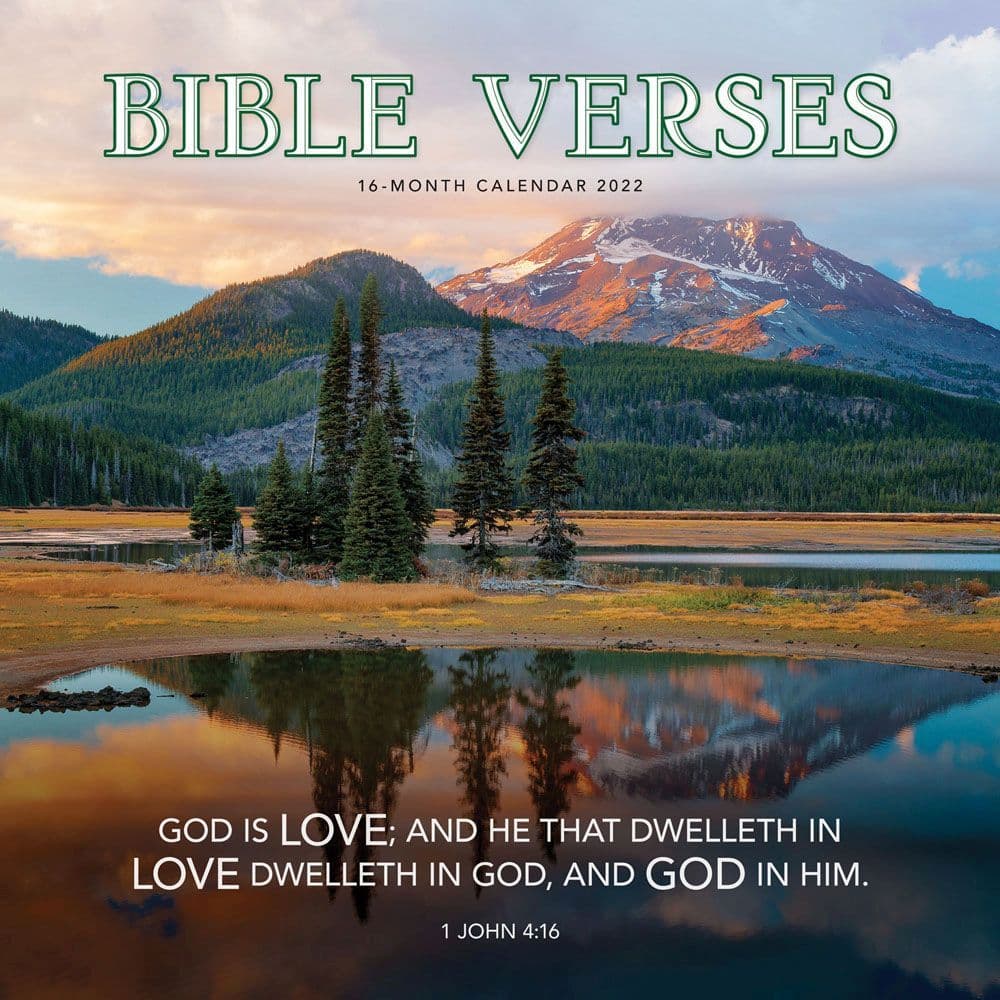 Bible Verses 2022 Wall Calendar - Calendars.com