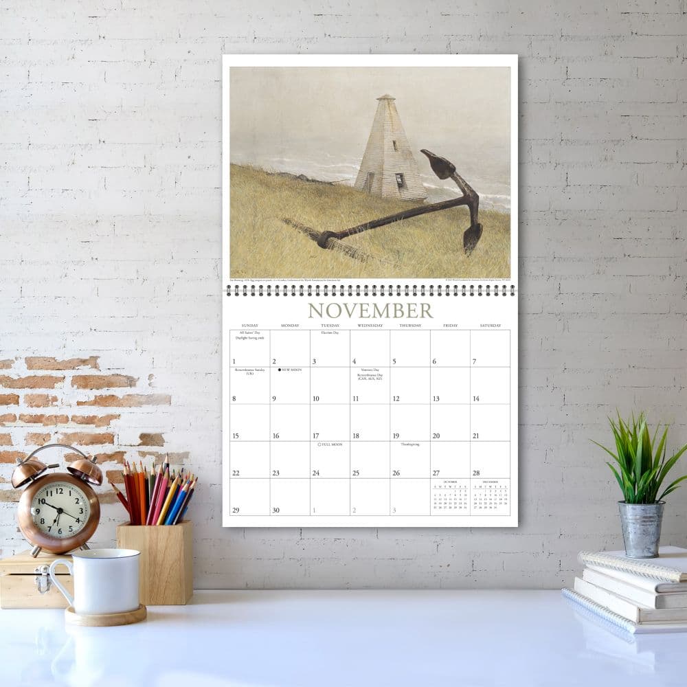 Art of Andrew Wyeth 2026 Wall Calendar Fourth Alternate image