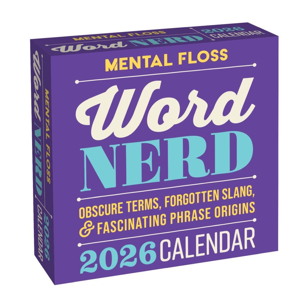 Word Nerd 2026 Desk Calendar Main Image