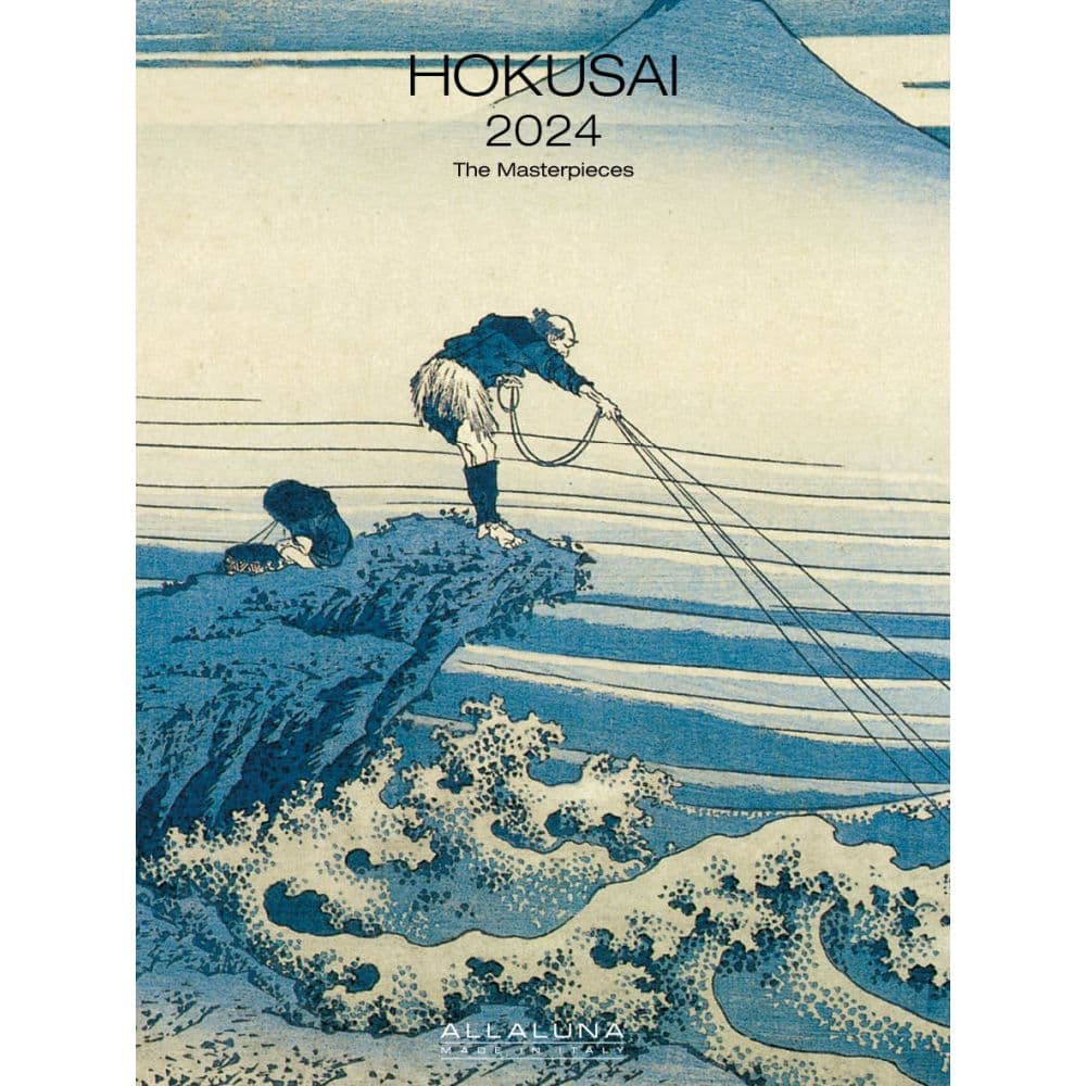 Hokusai 2024 Easel Desk Calendar