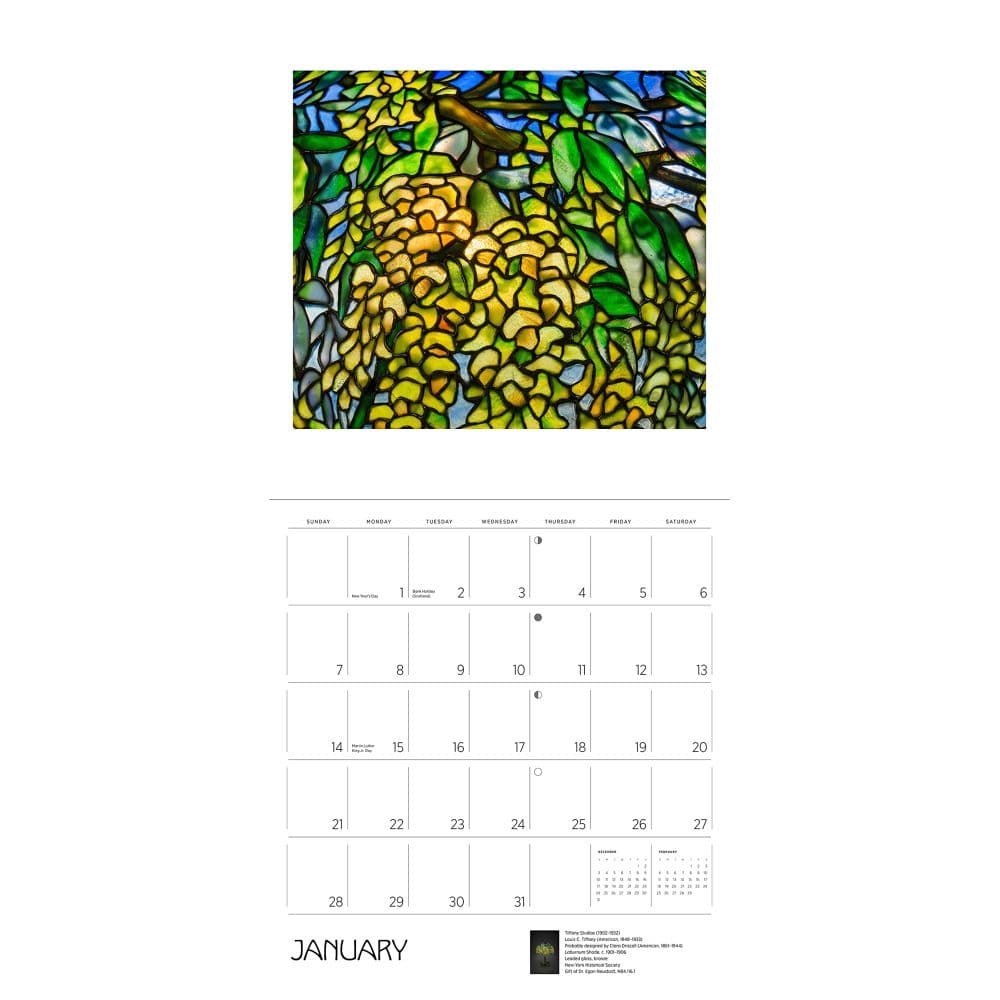 Tiffany 2024 Wall Calendar_ALT2