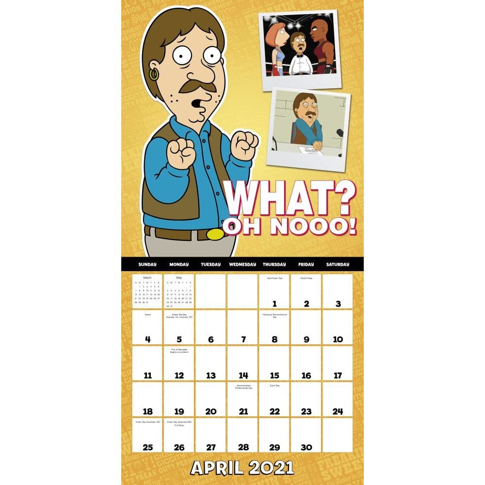 Family Guy Wall Calendar