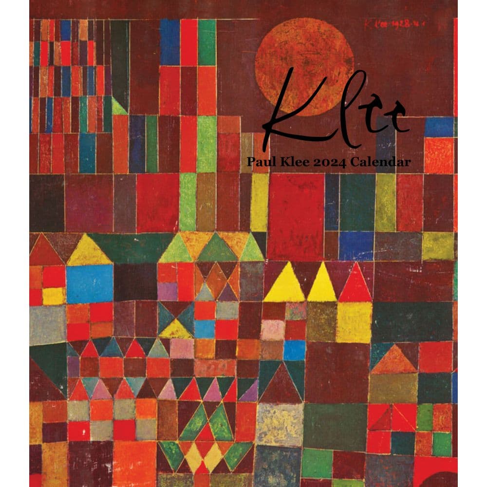 Klee 2024 Easel Desk Calendar - Calendars.com