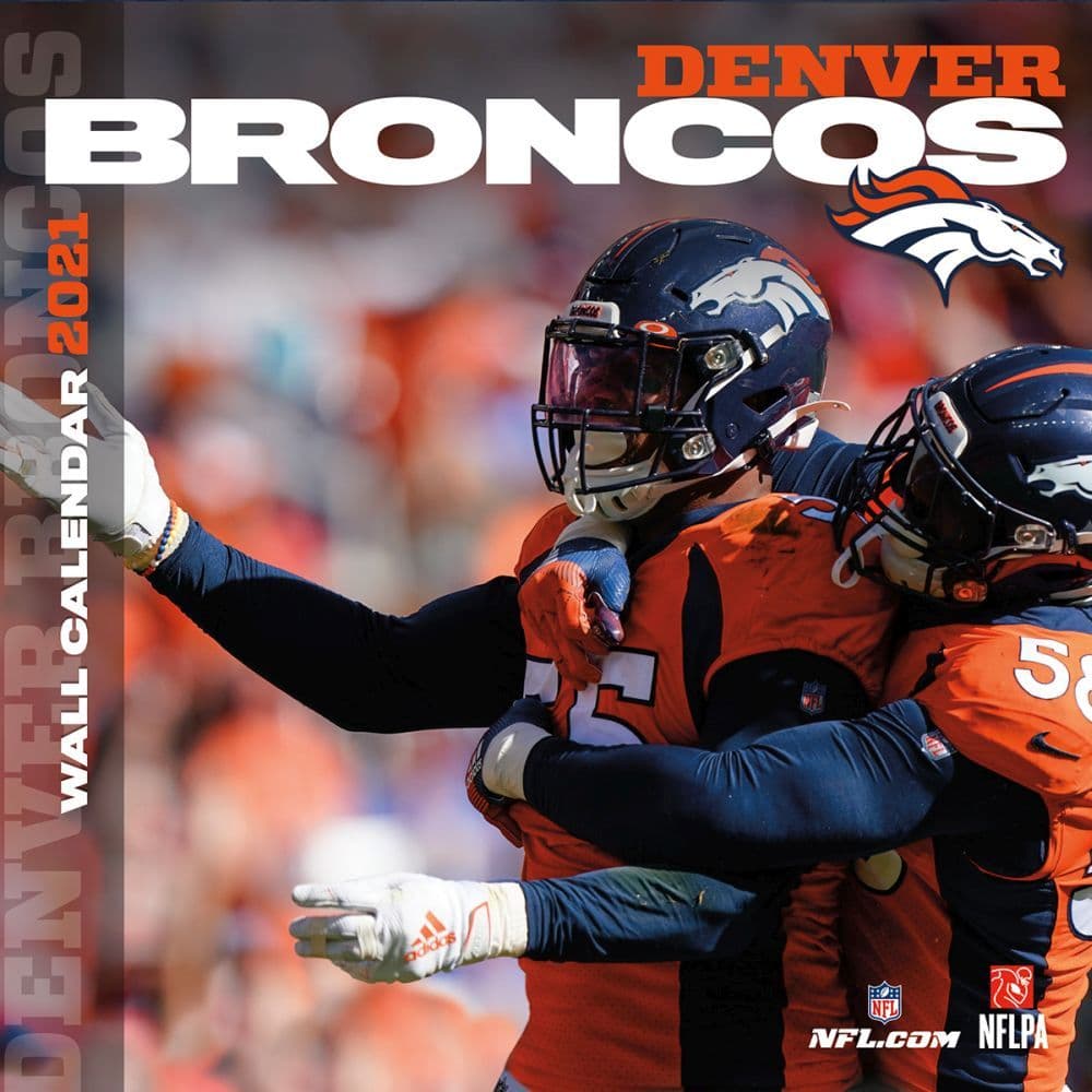 Denver Broncos Mini Wall Calendar