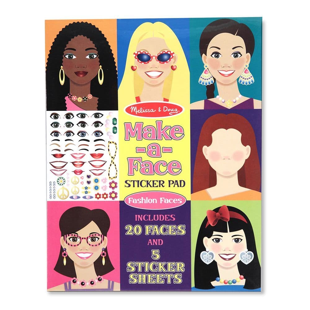 Make-A-Face Sticker Pad Main Image