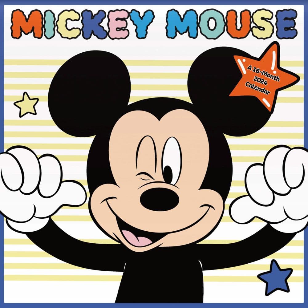 Mickey Mouse 2024 Calendar Printable Free Lela Shawna