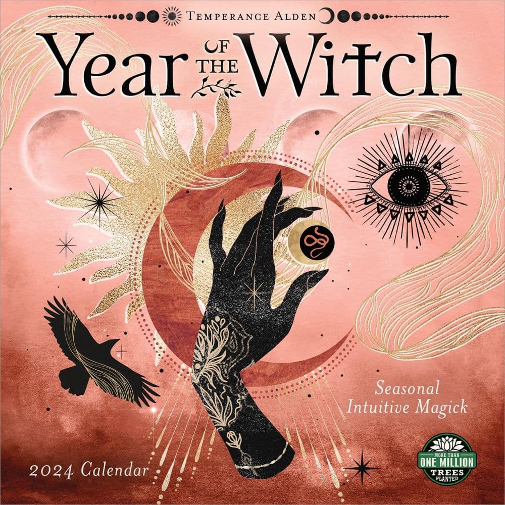 Year of the Witch 2024 Wall Calendar