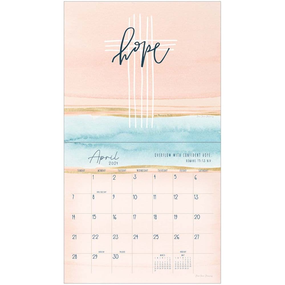 Grace Upon Grace 2024 Wall Calendar