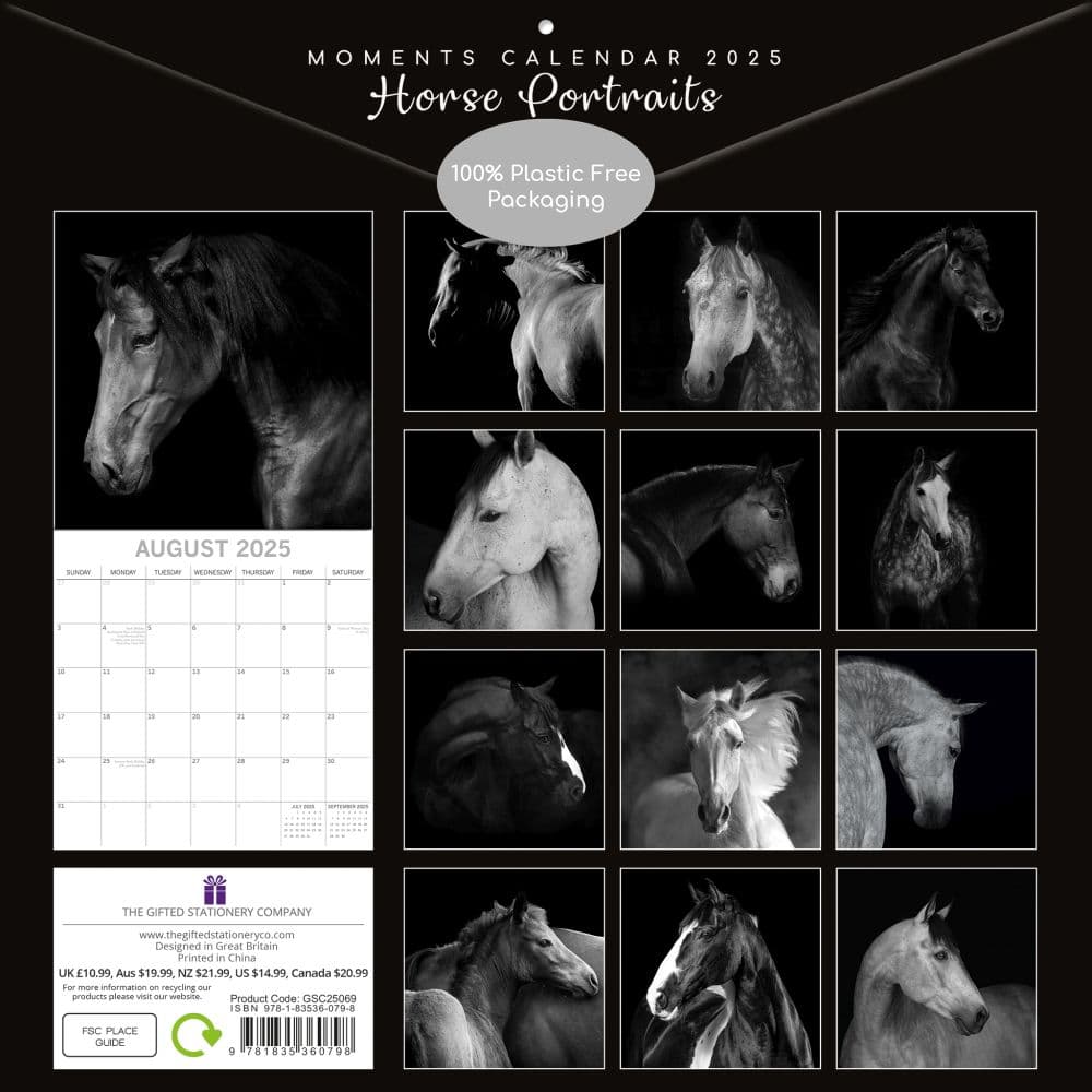 Horse Portraits 2025 Wall Calendar First Alternate Image width=&quot;1000&quot; height=&quot;1000&quot;