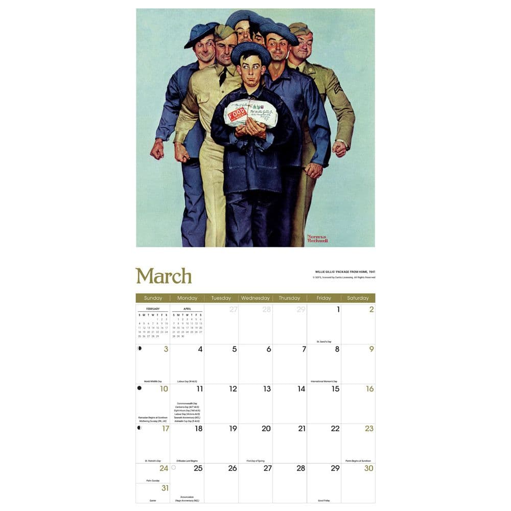 Rockwell 2024 Wall Calendar