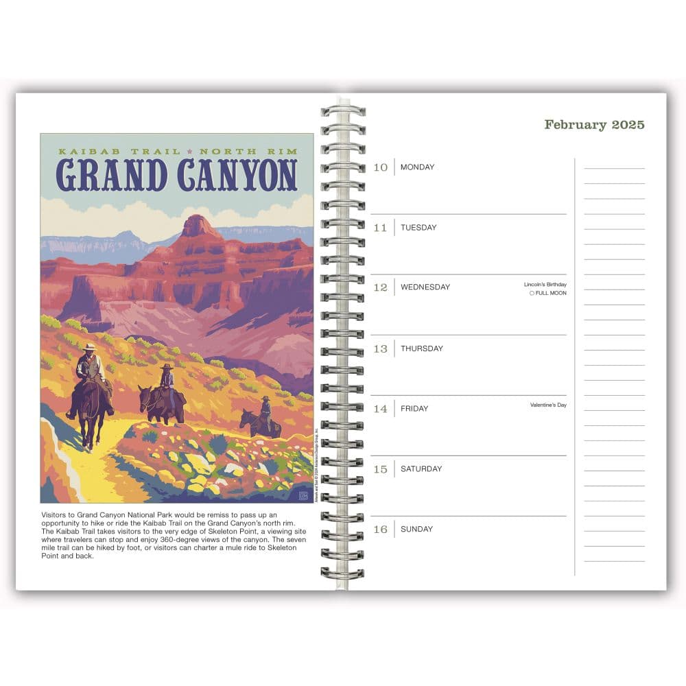 National Parks Classic Posters 2025 Planner
