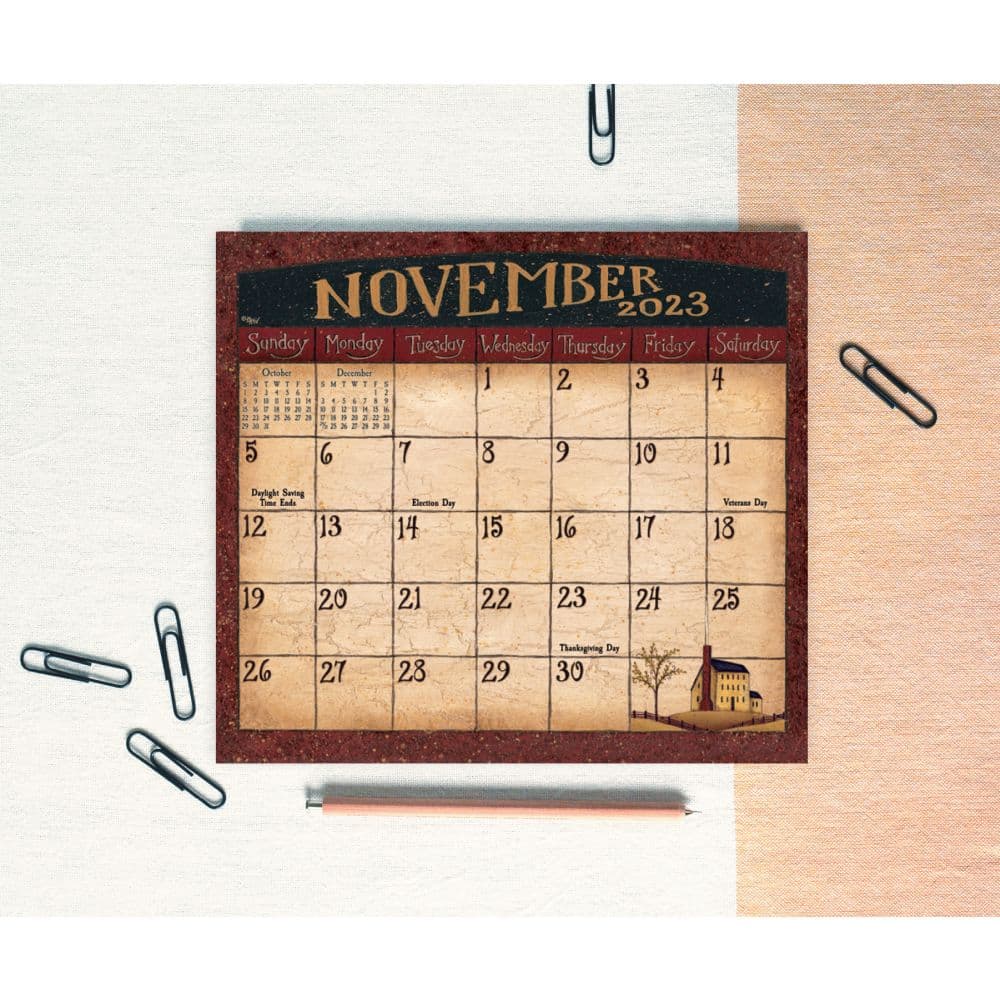 Folk Art by David 2023 Wall Calendar - Calendars.com