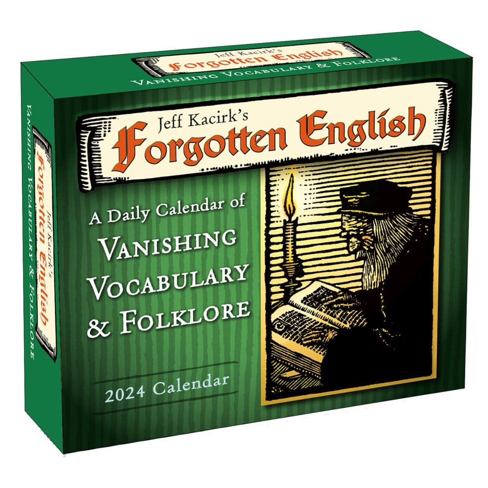English kvvoa Desk Calendar