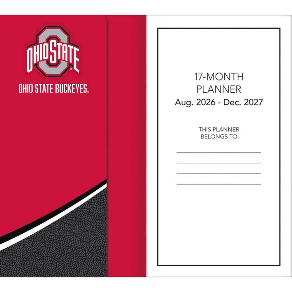 Ohio State Buckeyes 2027 17 Month Pocket Planner Fourth Alternate Image