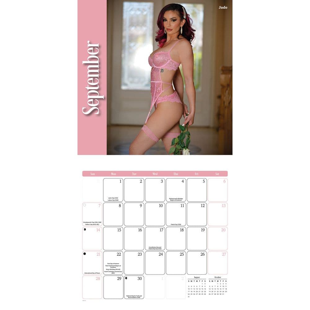 Lingerie 2025 Wall Calendar Fourth Alternate Image width=&quot;1000&quot; height=&quot;1000&quot;