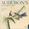 image Audubons Watercolors 2024 Wall Calendar_Main