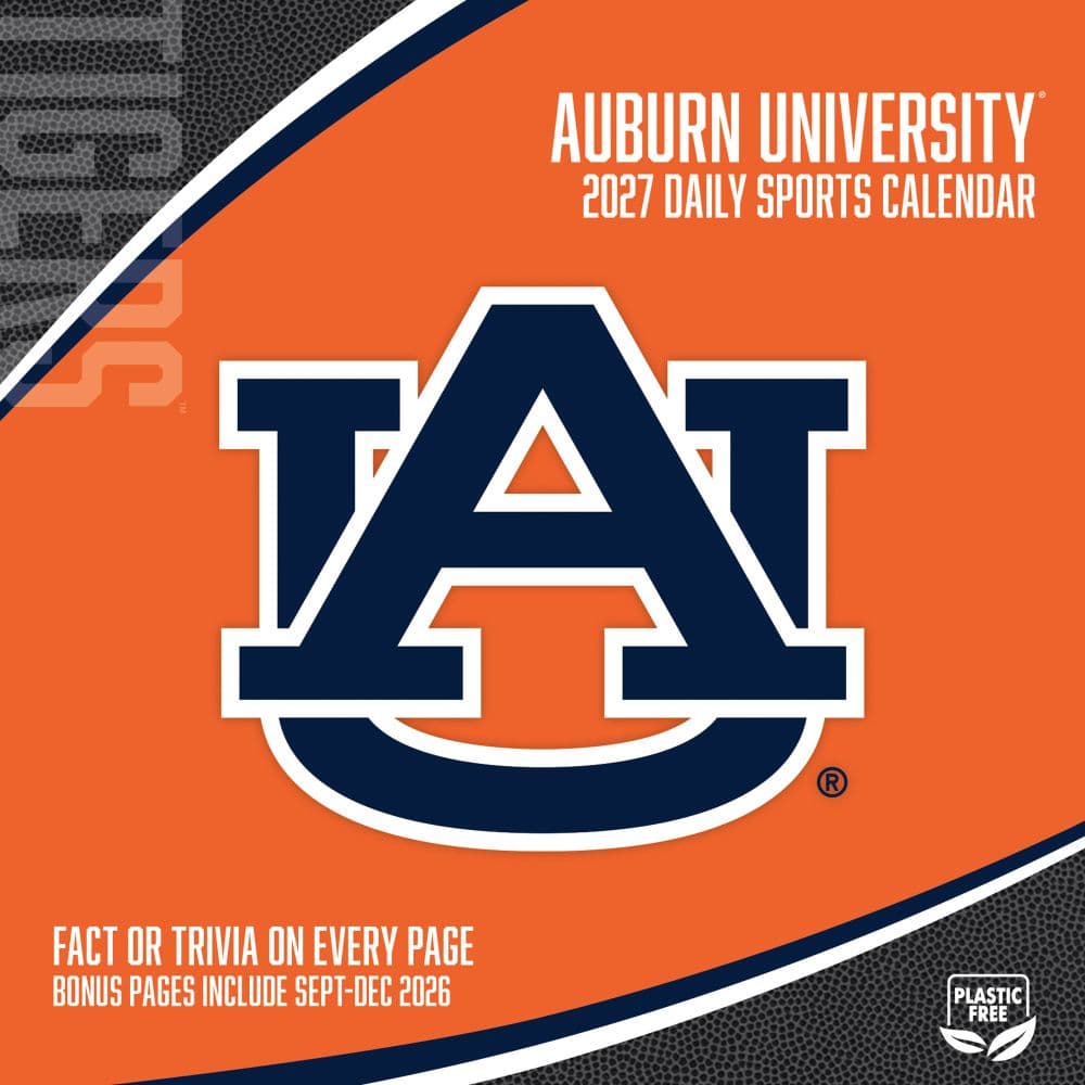 Auburn Tigers 2027 Desk Calendar First Alternate Image