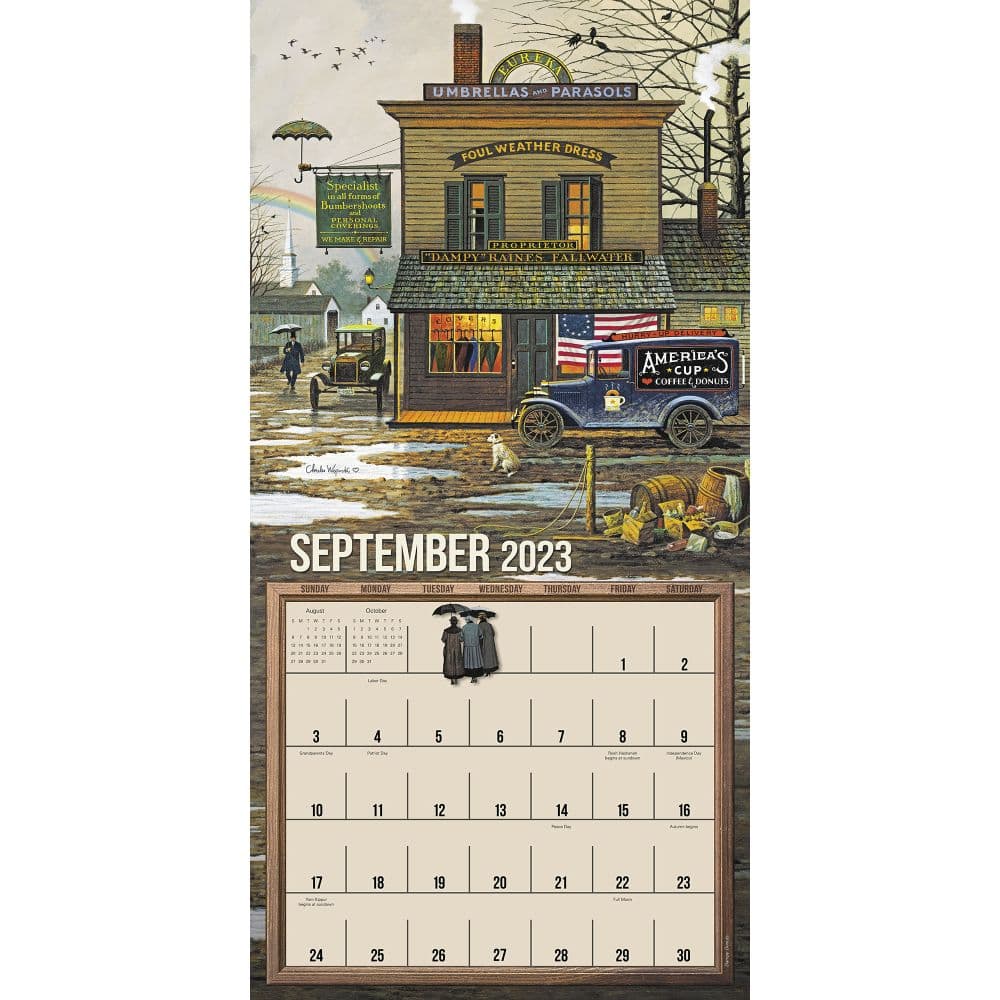 Charles Wysocki Americana 2023 Wall Calendar - Calendars.com