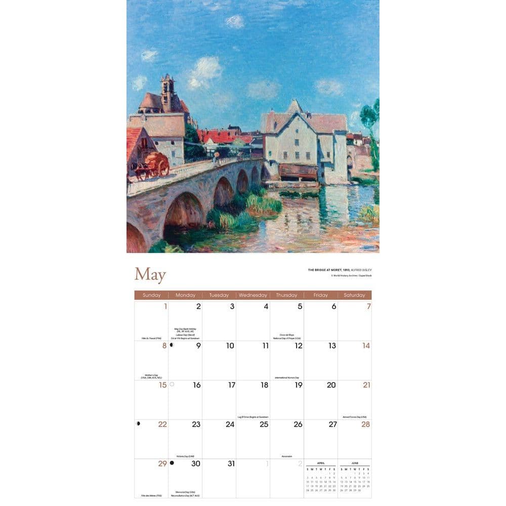 Impressionist 2022 Wall Calendar