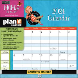 Moms Plan It 2024 Wall Calendar