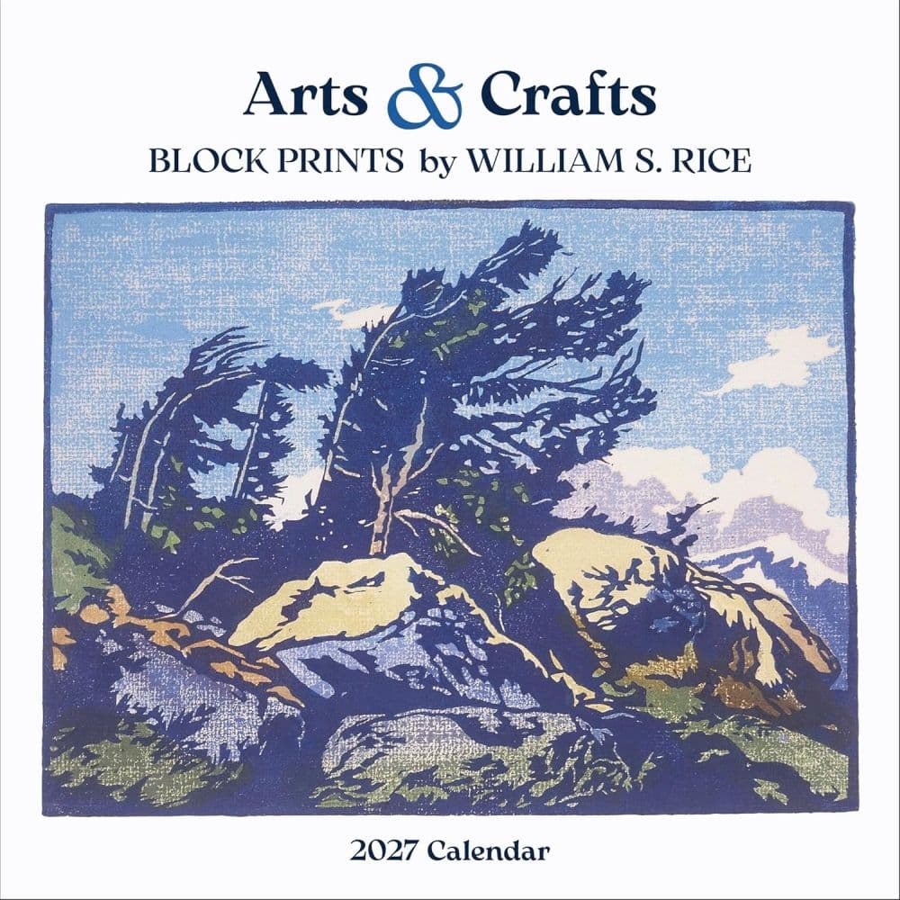 Arts and Crafts 2027 Wall Calendar by William S. Rice Main Product Image
