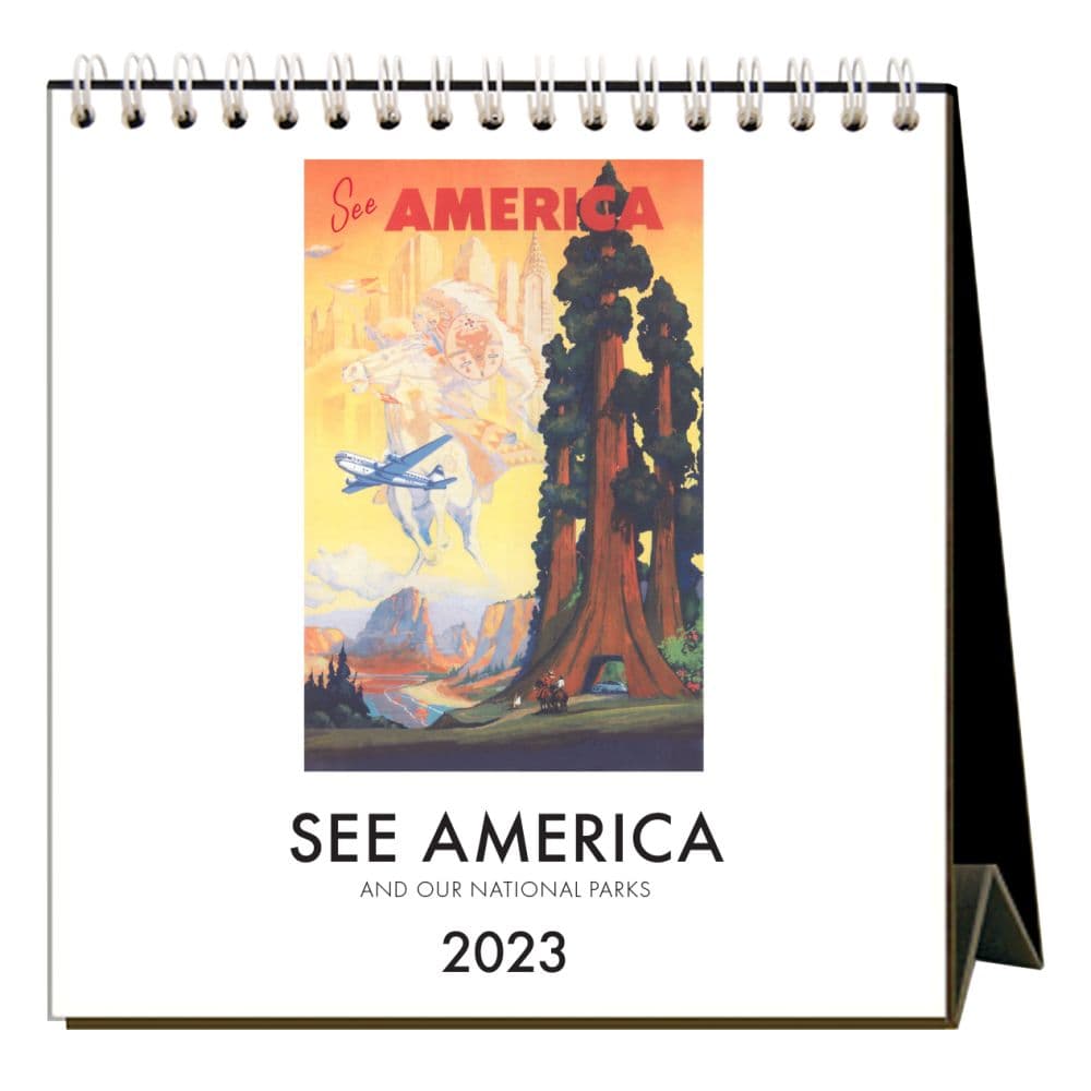 Found Image Press See America 2023 Desk Calendar