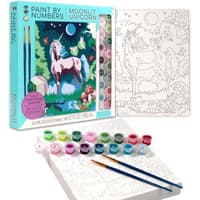 image Paint By Number Moonlight Unicorn