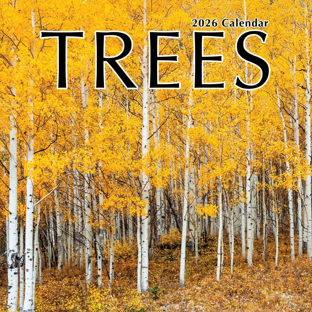 Trees 2026 Wall Calendar