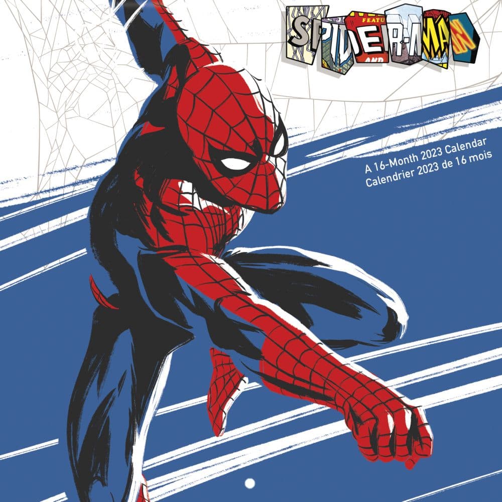 Trends International Spider-Man French 2023 Mini Wall Calendar