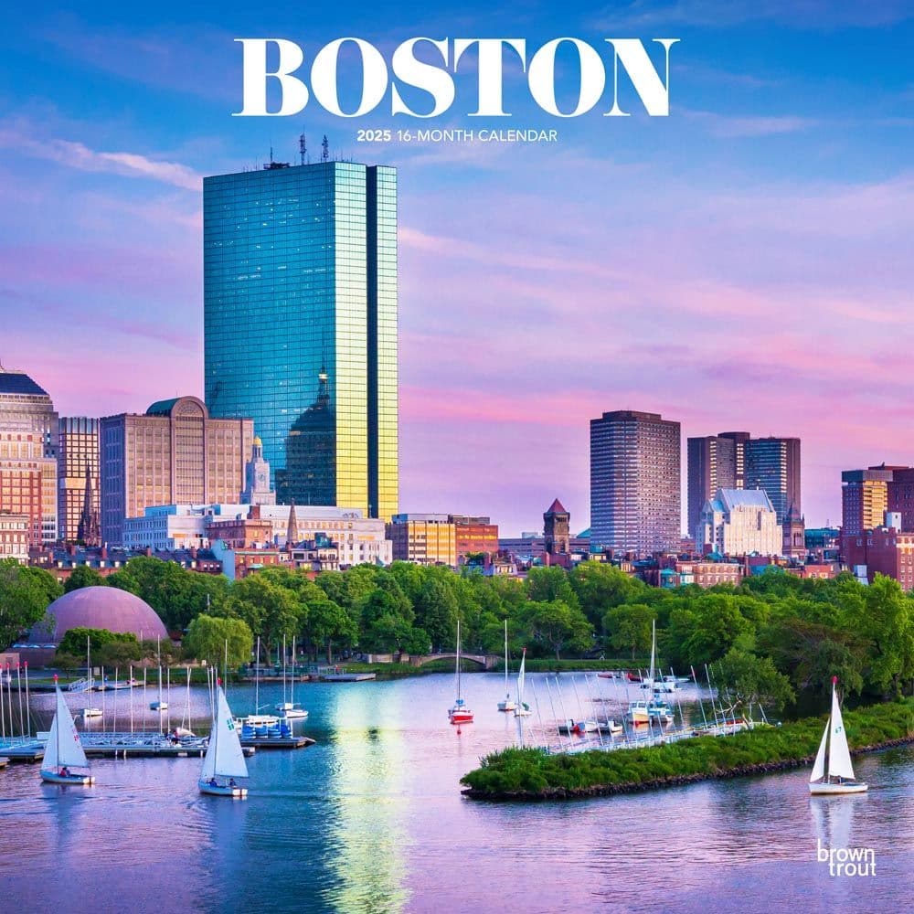 Boston 2025 Wall Calendar  Main Image