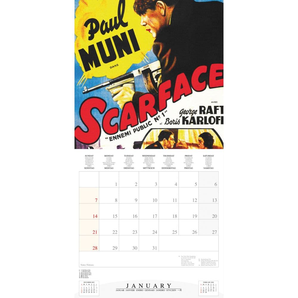 Pulp Attack 2025 Wall Calendar