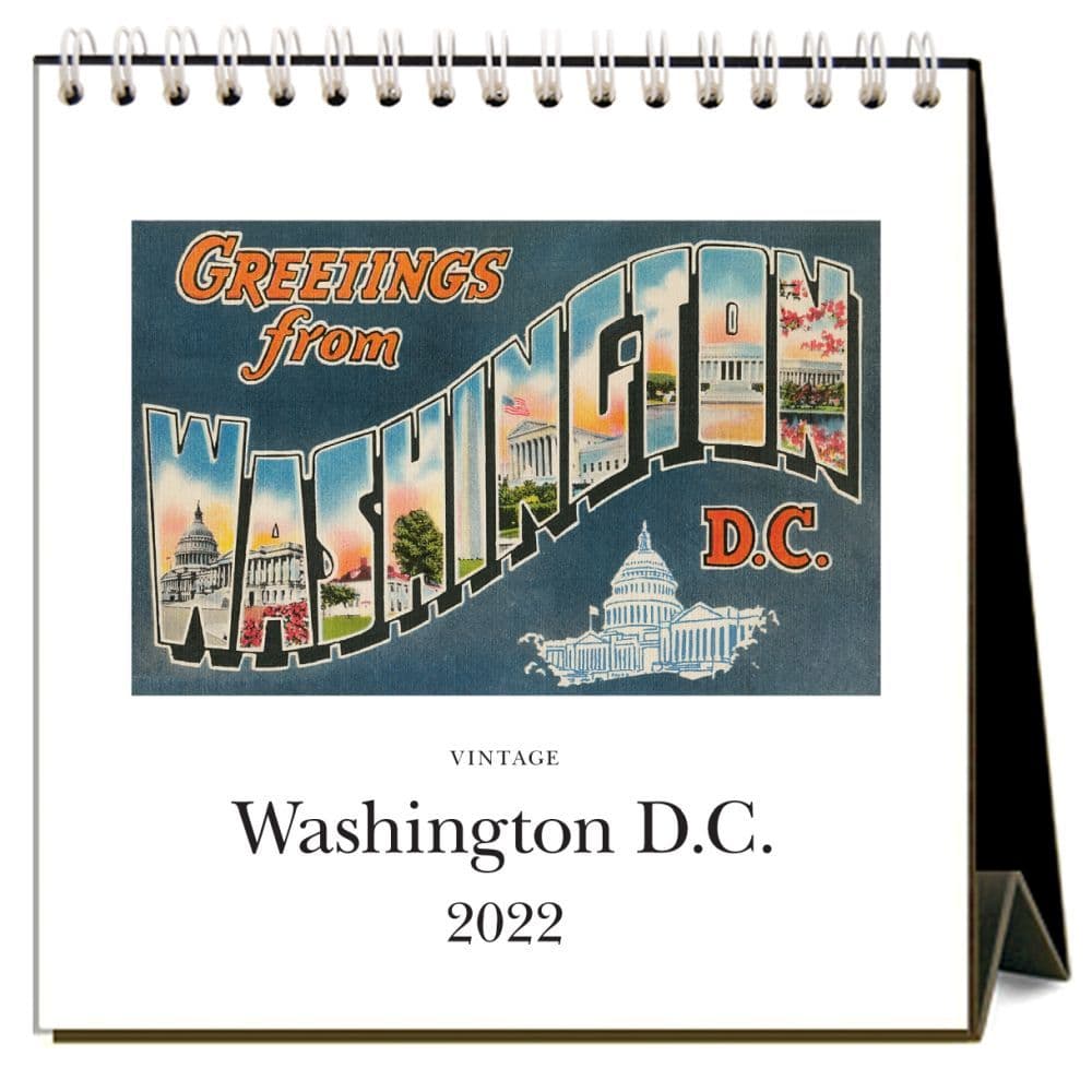Washington D.C. 2022 Desk Calendar