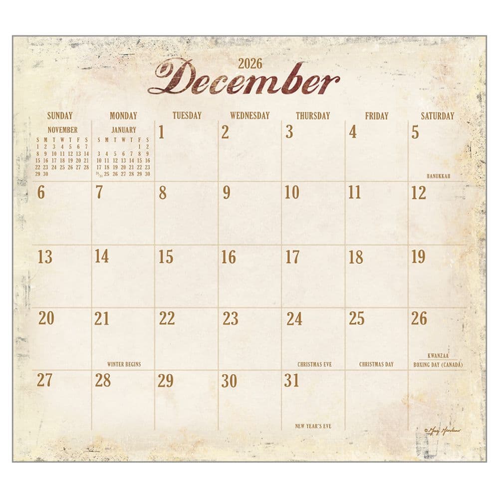 Heartland by Greg Giordano 2026 Wall Calendar Third Alternate Image