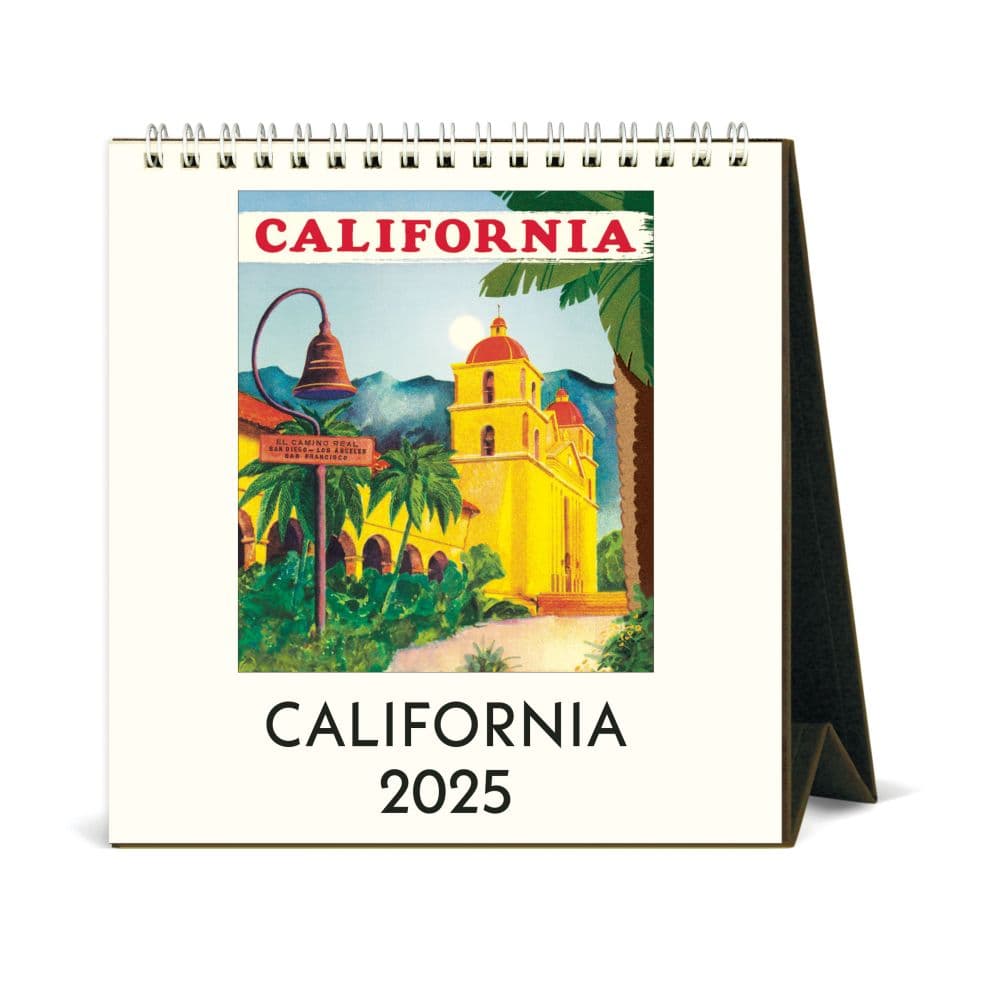 California 2025 Easel Desk Calendar