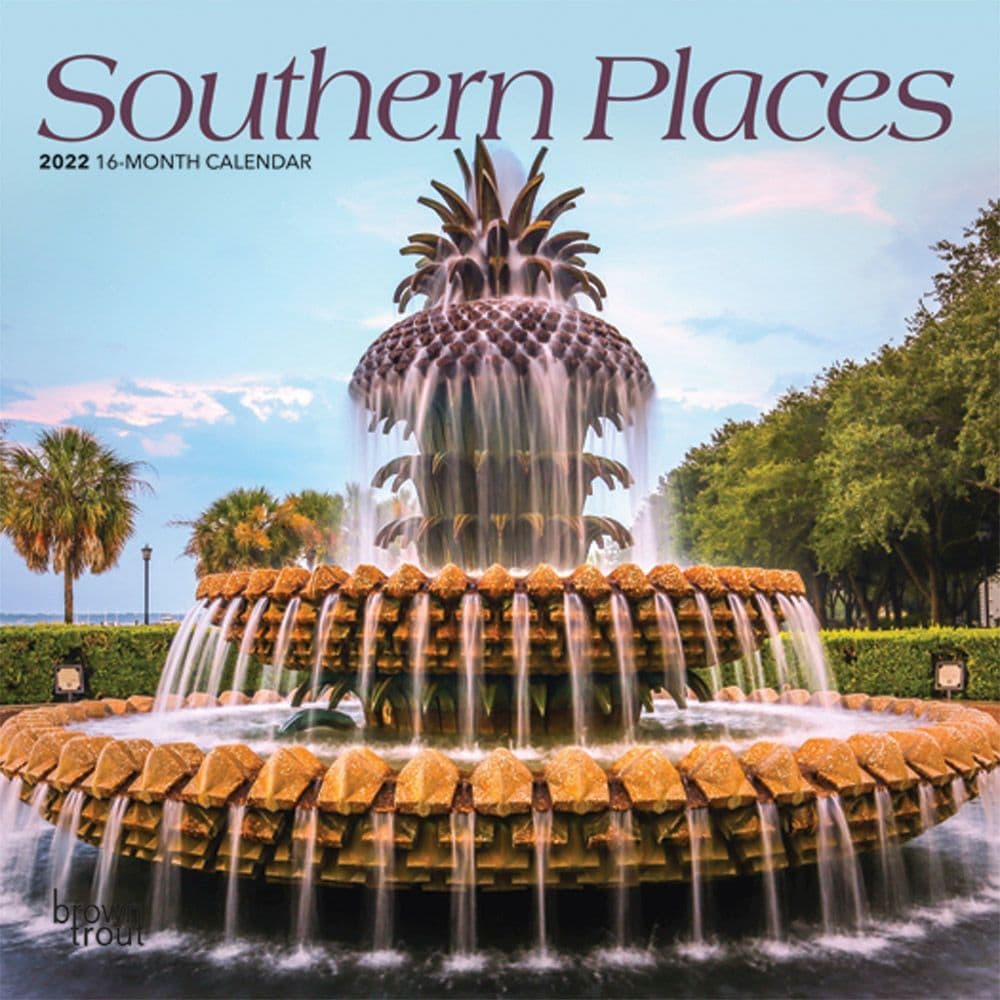 Southern Places 2022 Mini Wall Calendar