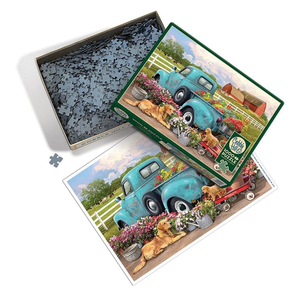 Flower Truck 1000 Piece Puzzle Fourth Alternate Image