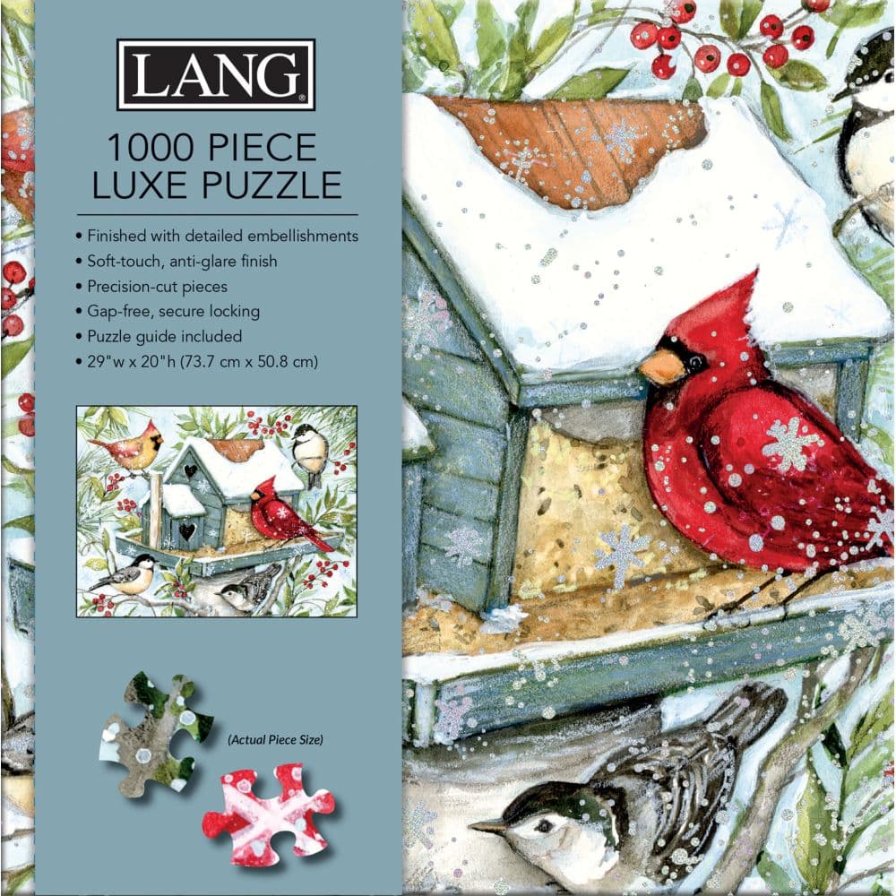 Winter Birds 1000 Piece Luxe Puzzle Alt2