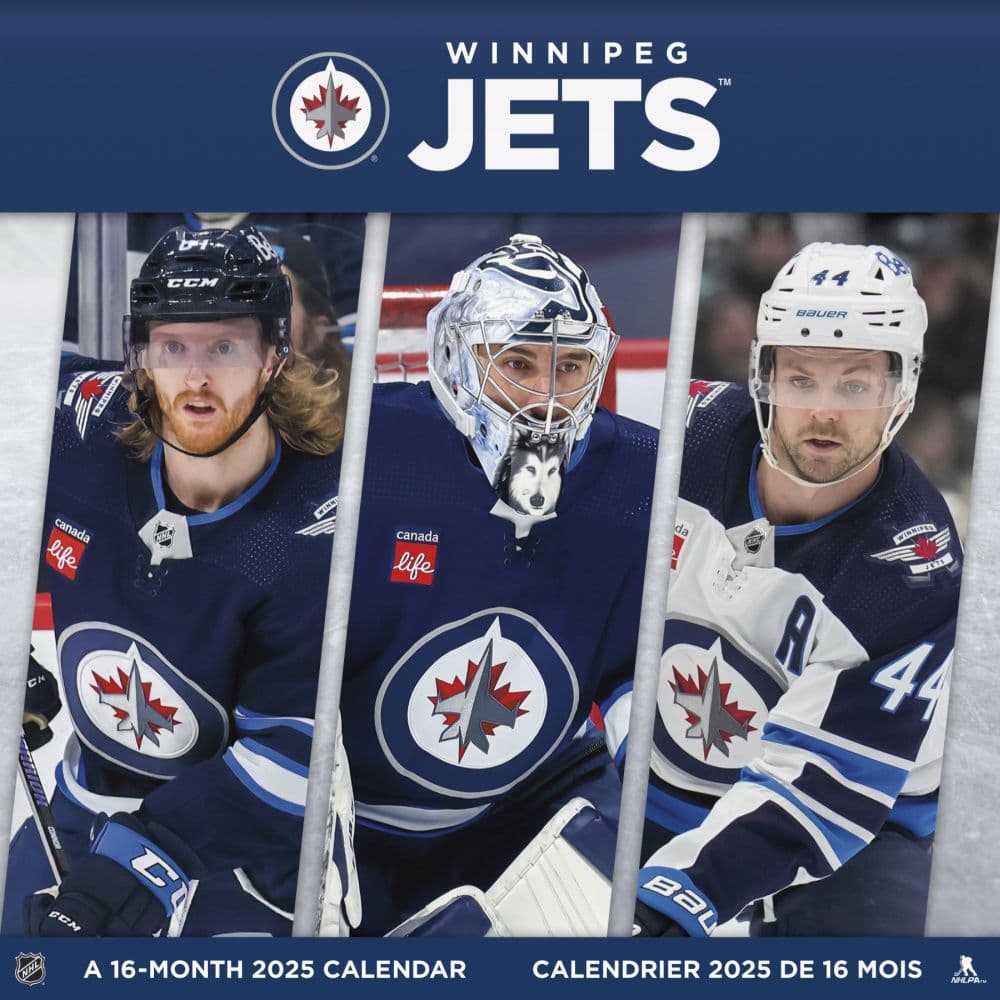 NHL Winnipeg Jets 2025 Wall Calendar Main Product Image width=&quot;1000&quot; height=&quot;1000&quot;