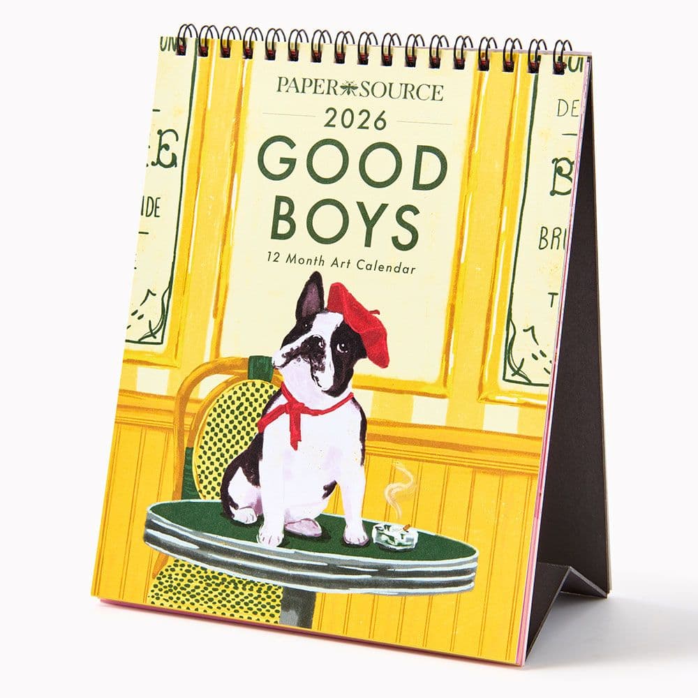 Good Boys 2026 Easel Desk Calendar Main Product Image