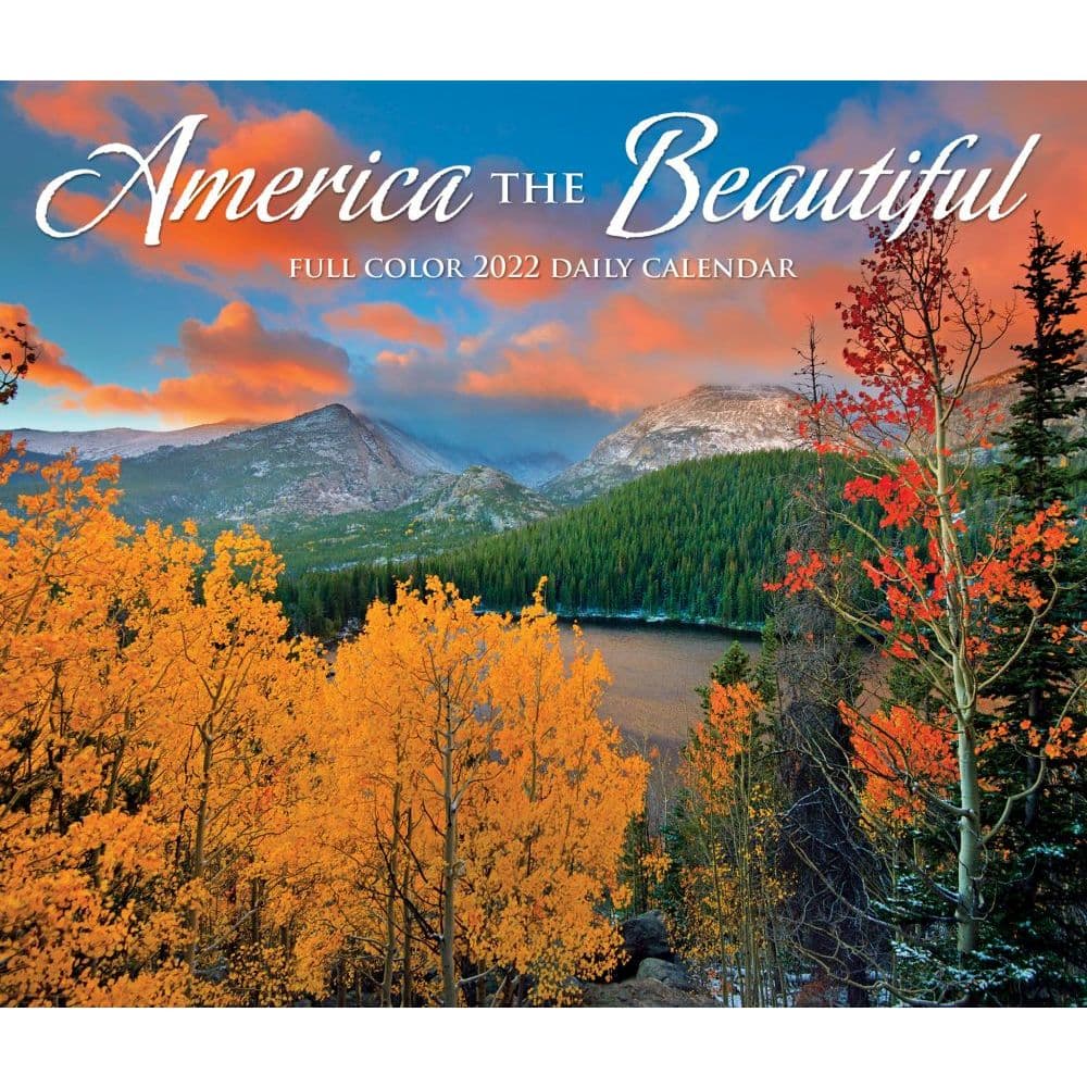 America the Beautiful 2022 Desk Calendar