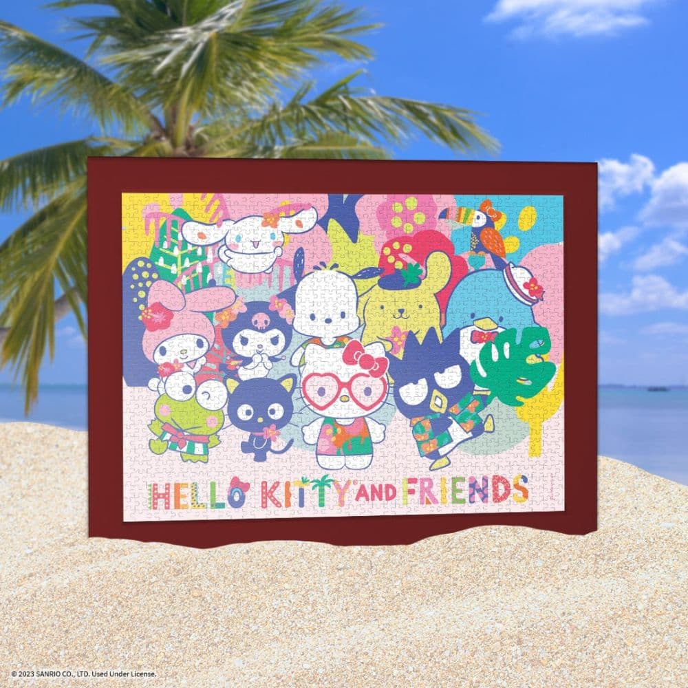 Hello Kitty Tropical 1000 Piece Puzzle Fifth Alternate Image