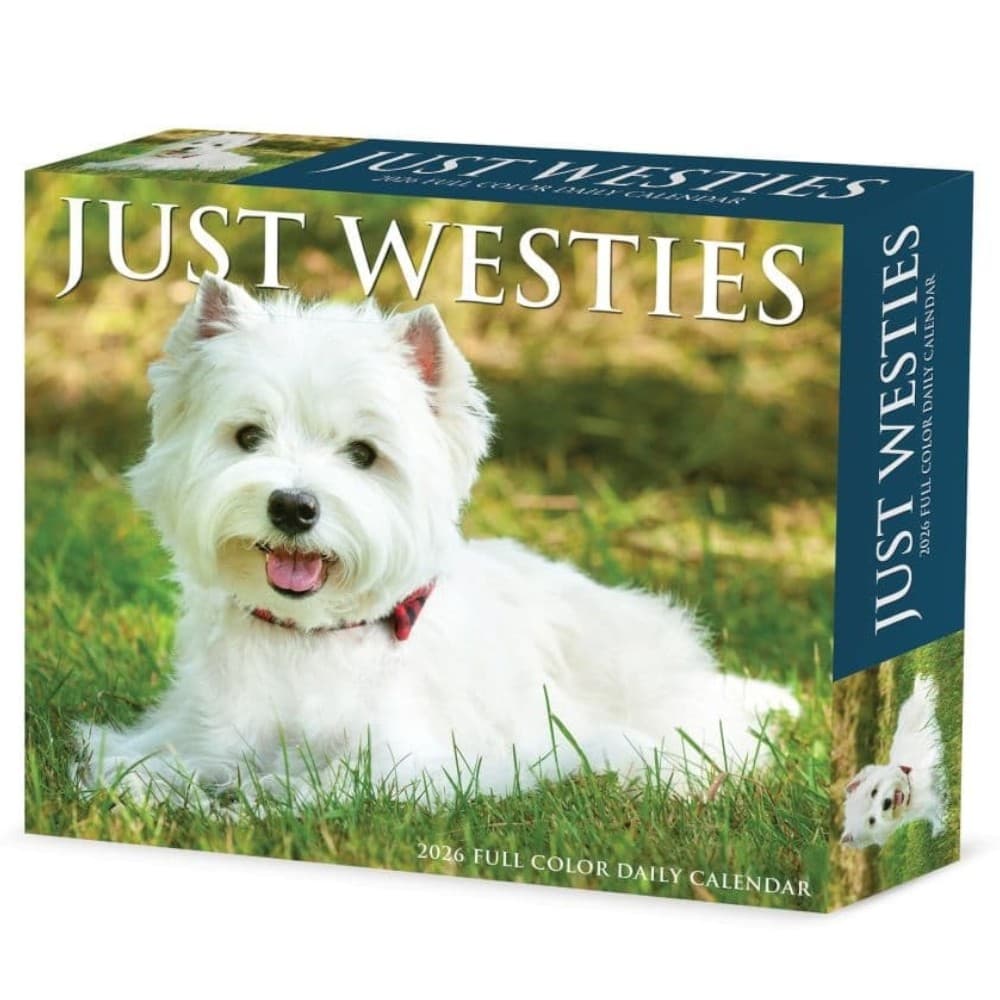 Just Westies 2026 Desk Calendar Main Product Image
