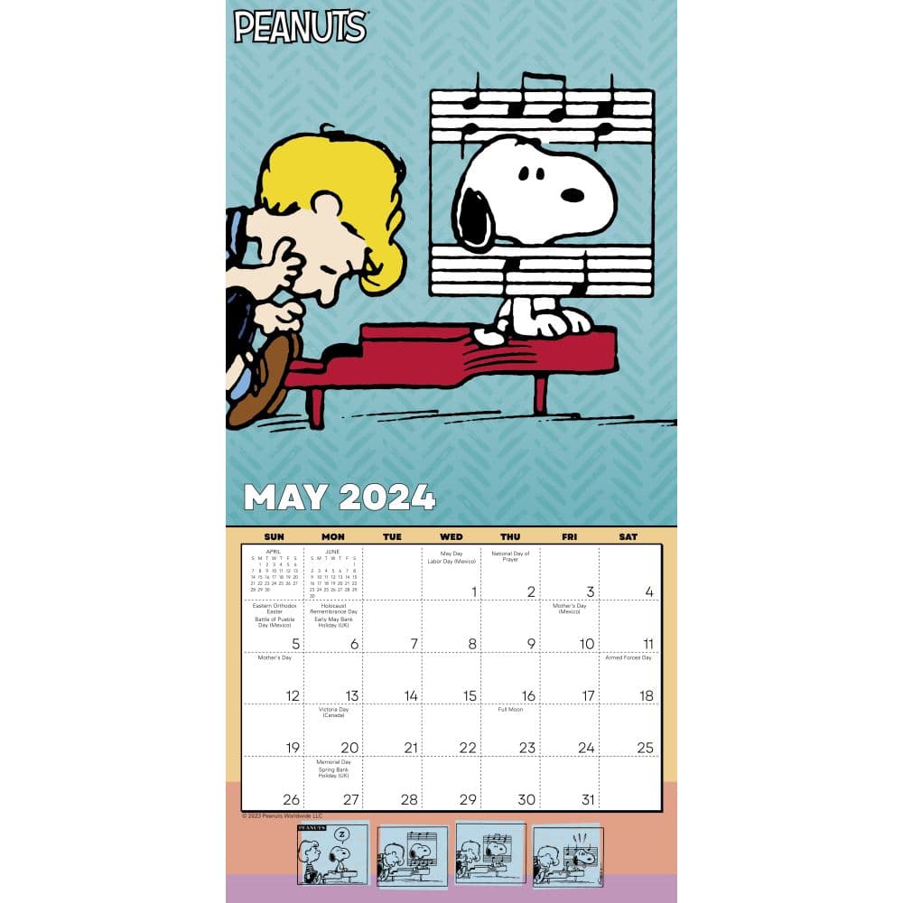 Peanuts 2024 Mini Wall Calendar