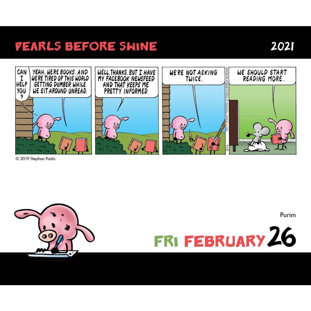 Pearls Before Swine Desk Calendar - Calendars.com
