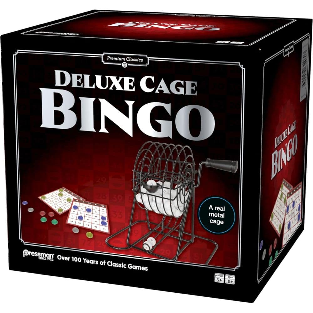 image Pressman Premium Classics Cage Bingo Game Main Product Image