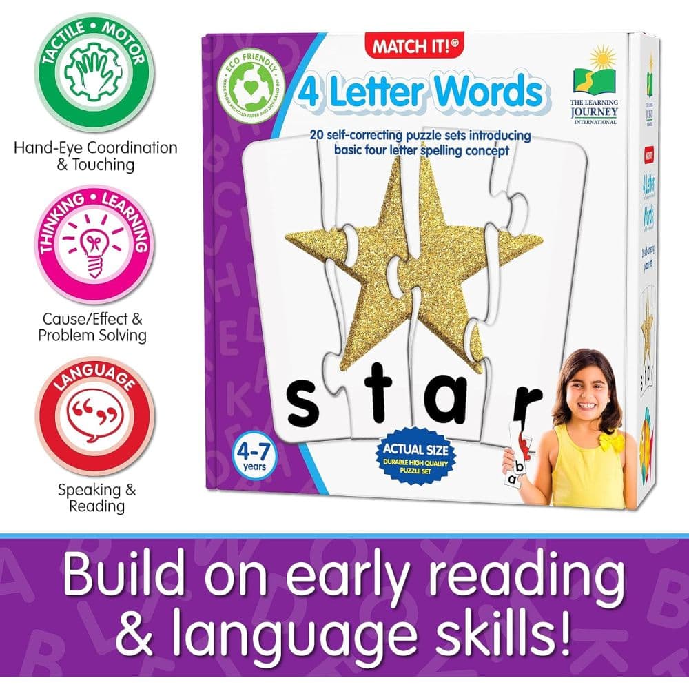 Match It 4 Letter Words Fourth Alternate Image