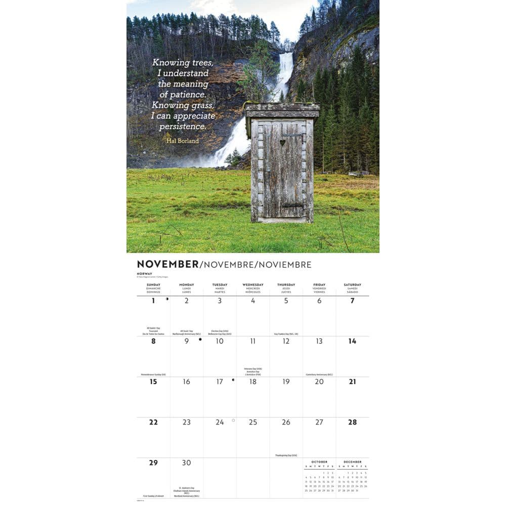 Extraordinary Outhouses 2026 Wall Calendar Fourth Alternate Image