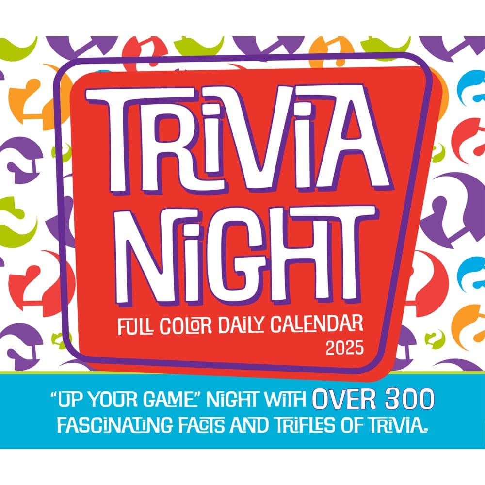 Trivia Night 2025 Desk Calendar - Calendars.com